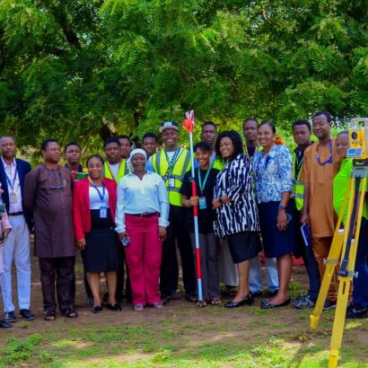 VC Visits Surveying Camp, Commends ACU Students’ Practical Training